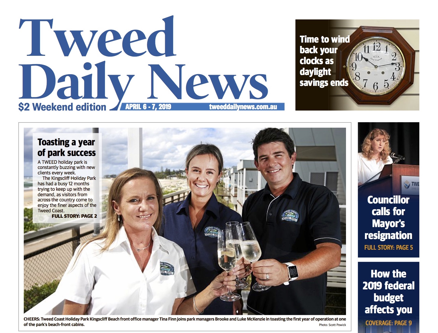 Toasting a year of success