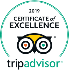 Tripadvisor 2019 certificate of excellence