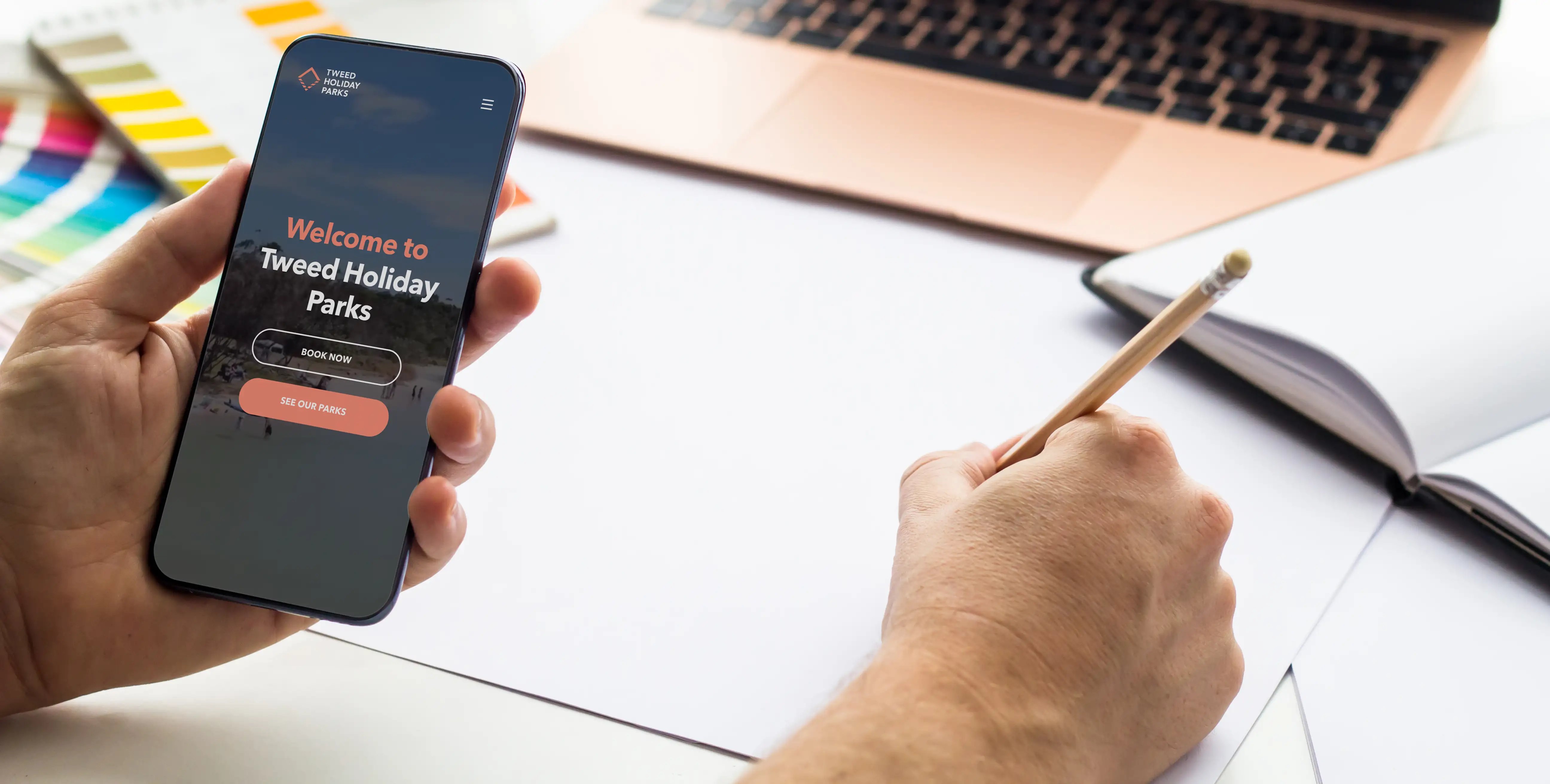 New Website on Mobile